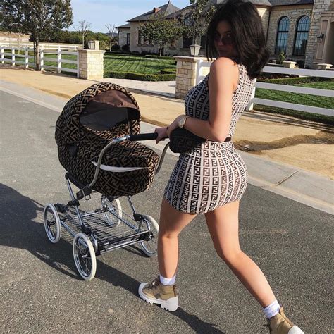 fendi pram kylie jenner|Kylie Jenner Took Daughter Stormi Webster Out in a .